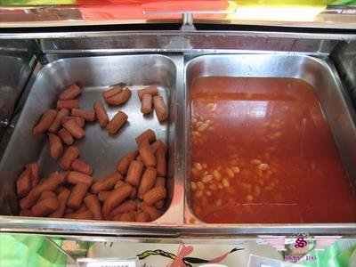 沙巴杂菜饭-香肠和炒豆